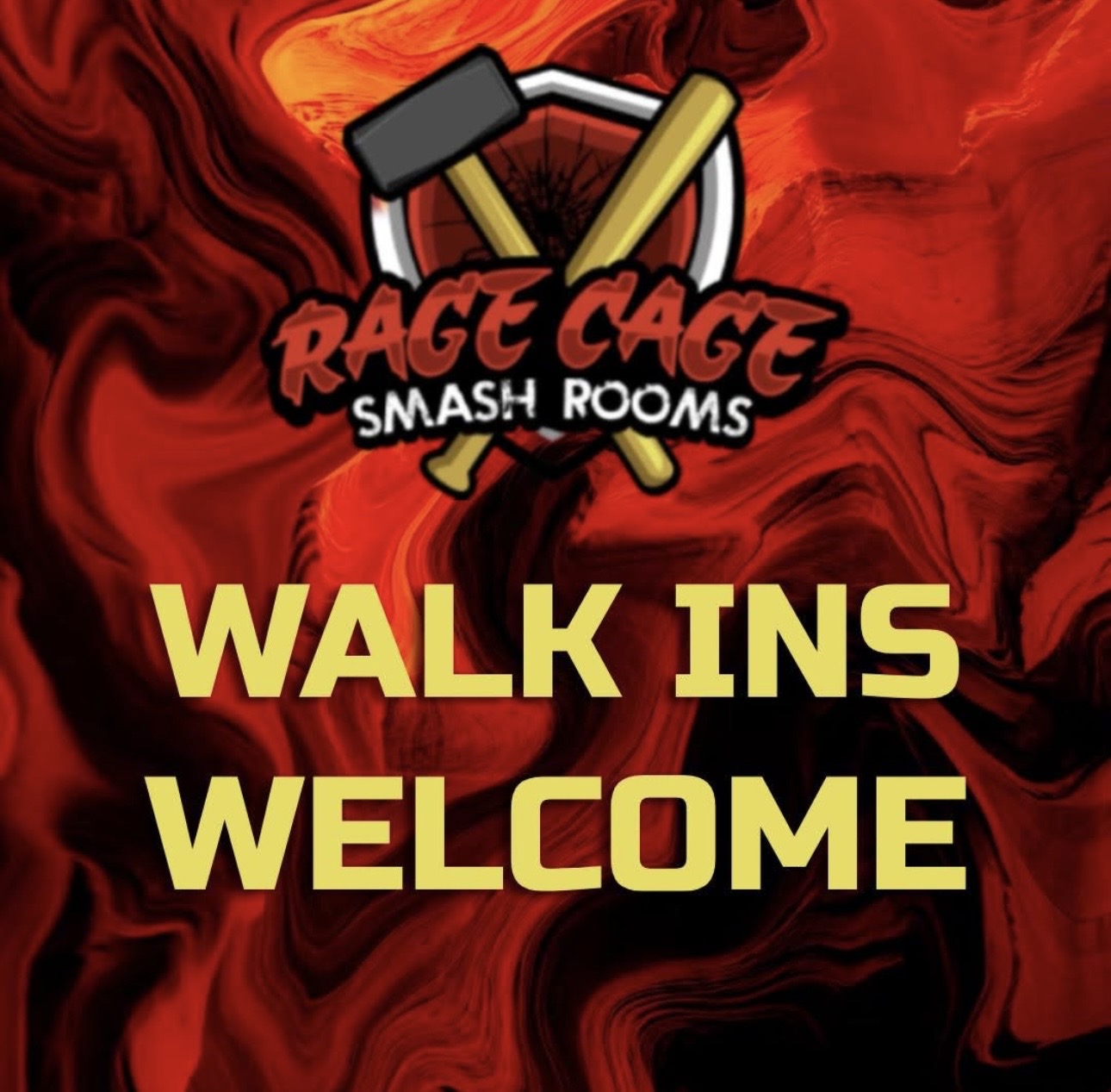 Rage Cage Smash Rooms logo